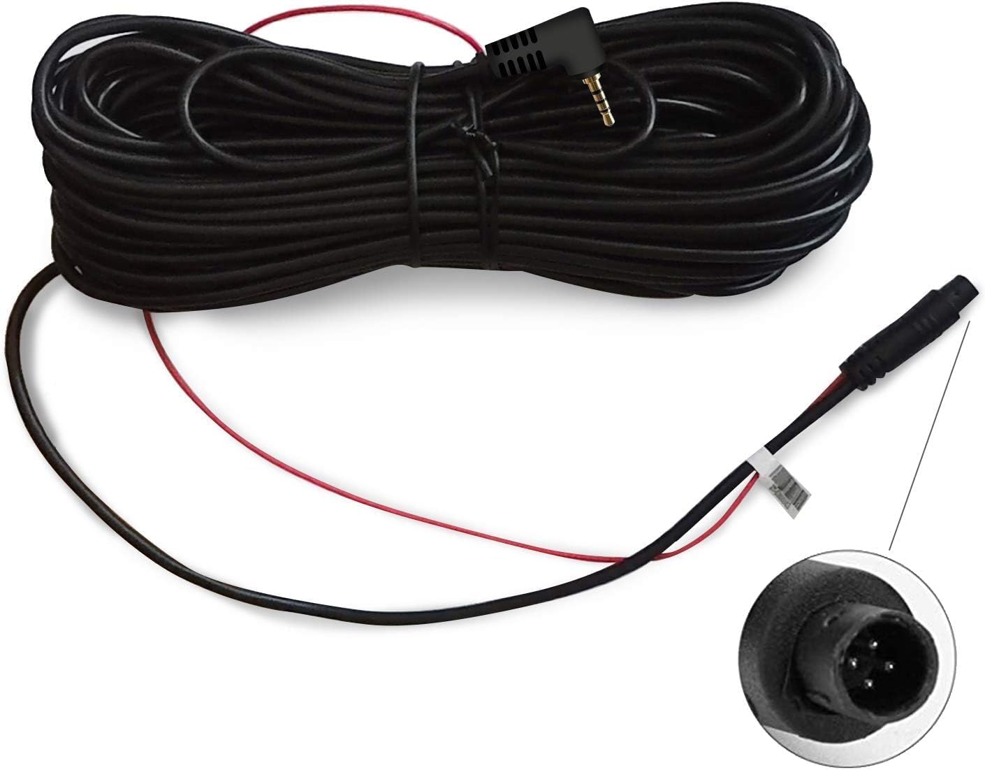 REDTIGER 33Feet Dash Cam Backup Camera Extension Cable