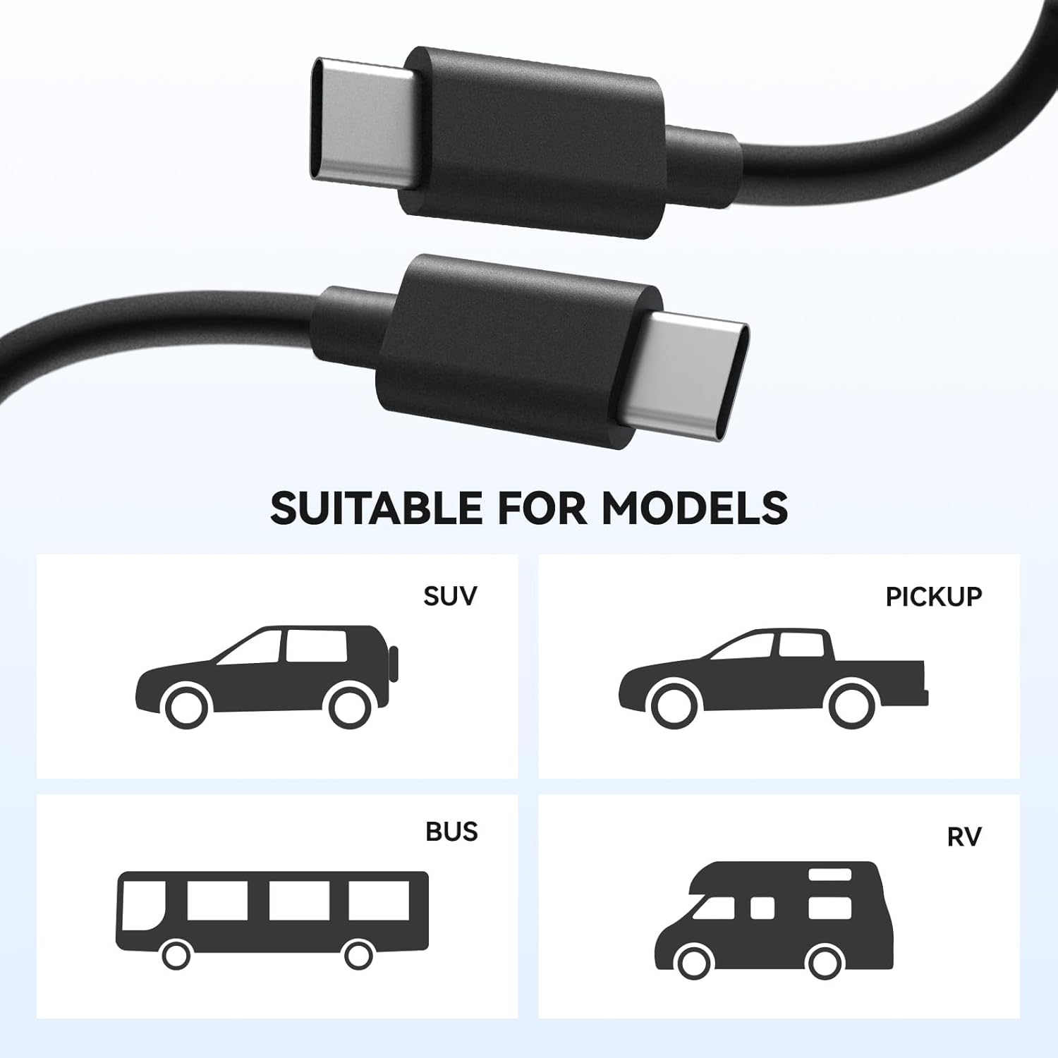 REDTIGER 33FT USB C Dash Cam Extension Cable for F17/VC70