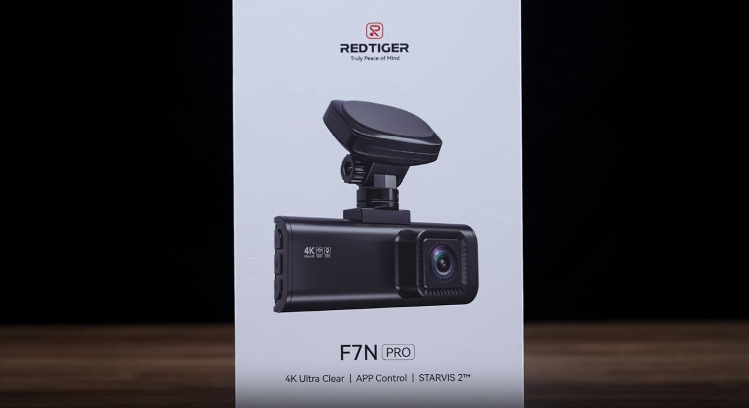 REDTIGER 4K Dash Cam Front+Rear with STARVIS 2 Sensor & WiFi