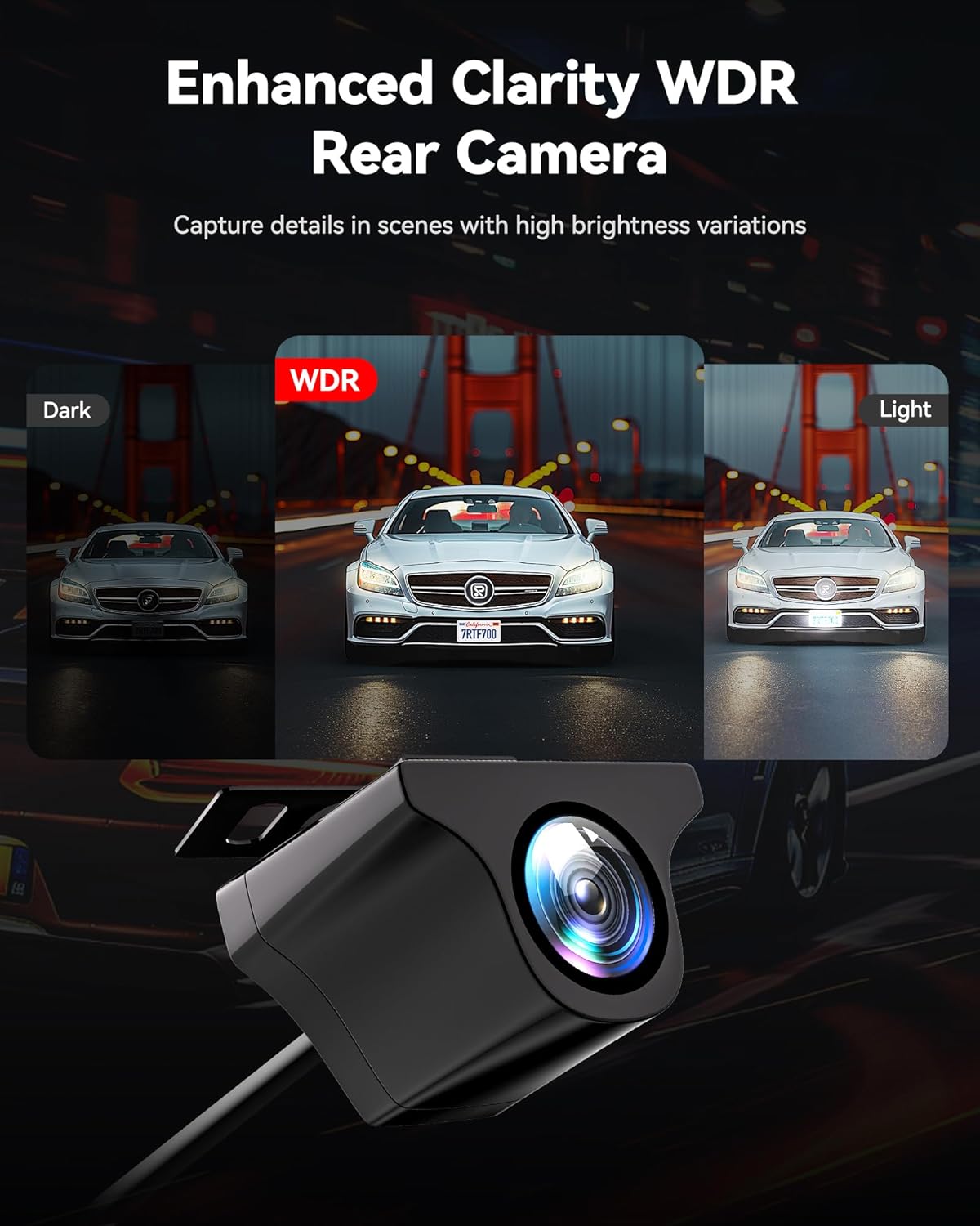 REDTIGER 4K HDR Dash Cam Front/Rear with STARVIS 2 Sensor