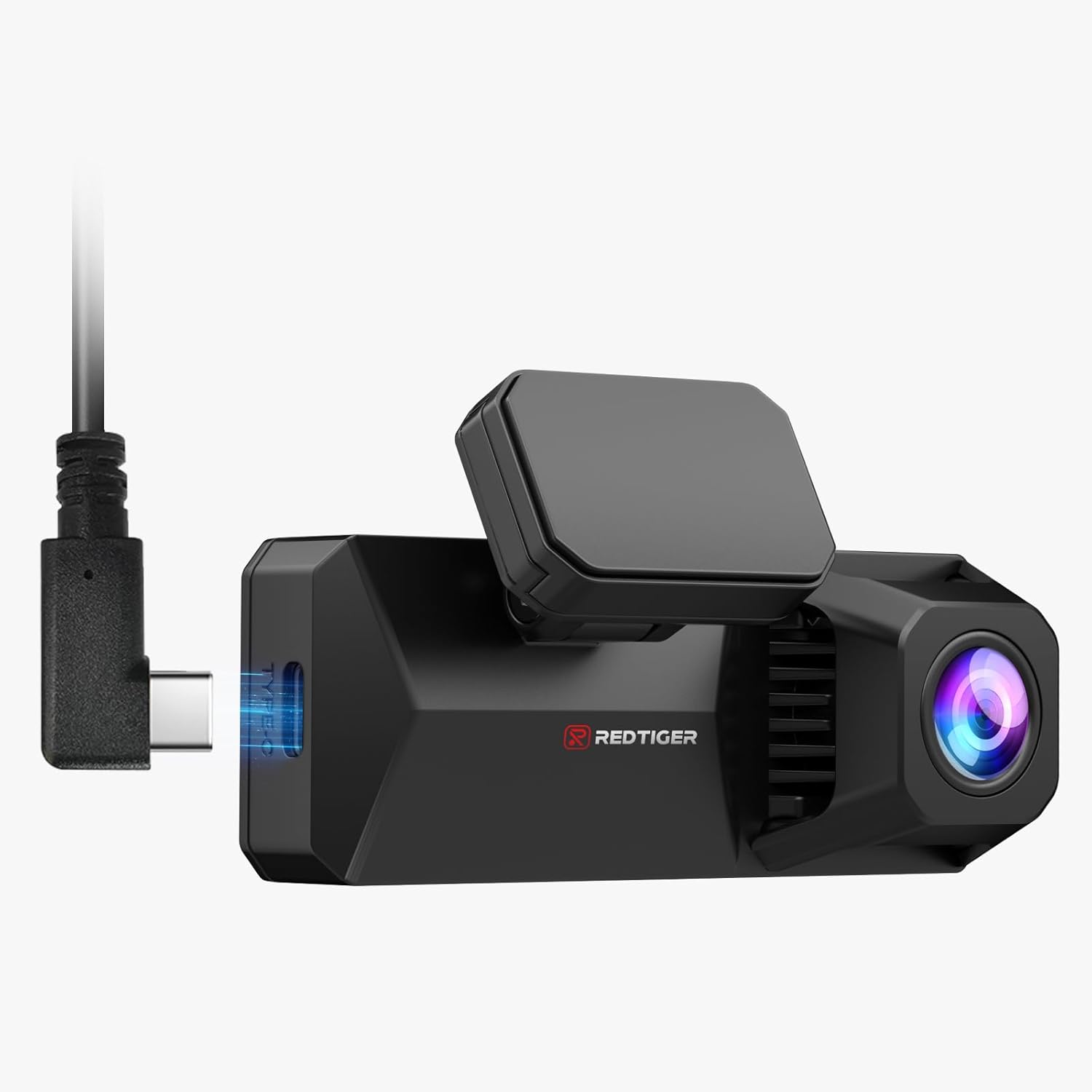 REDTIGER 4K Rear Camera & Dual-USB C Cable for F77 Dash Cam