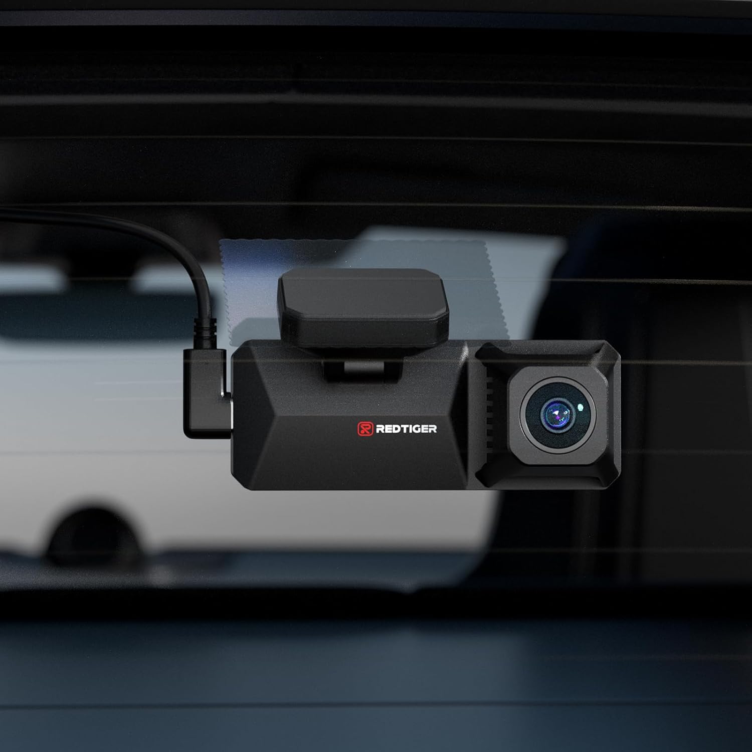 REDTIGER 4K Rear Camera & Dual-USB C Cable for F77 Dash Cam