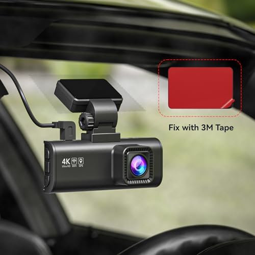 REDTIGER Dash Cam Adhesive & Electrostatic Mounting Stickers