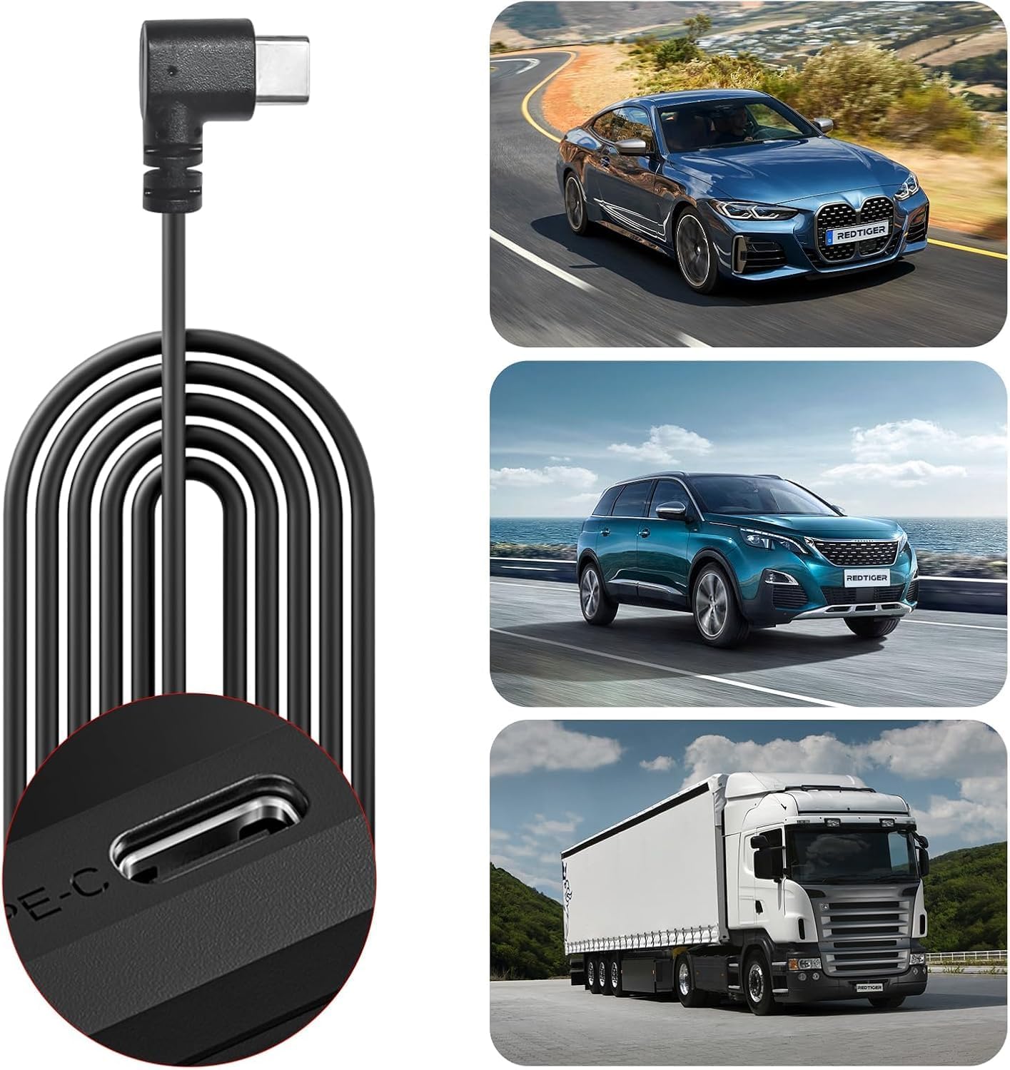 REDTIGER Dash Cam Hardwire Kit with 24H Parking Monitor