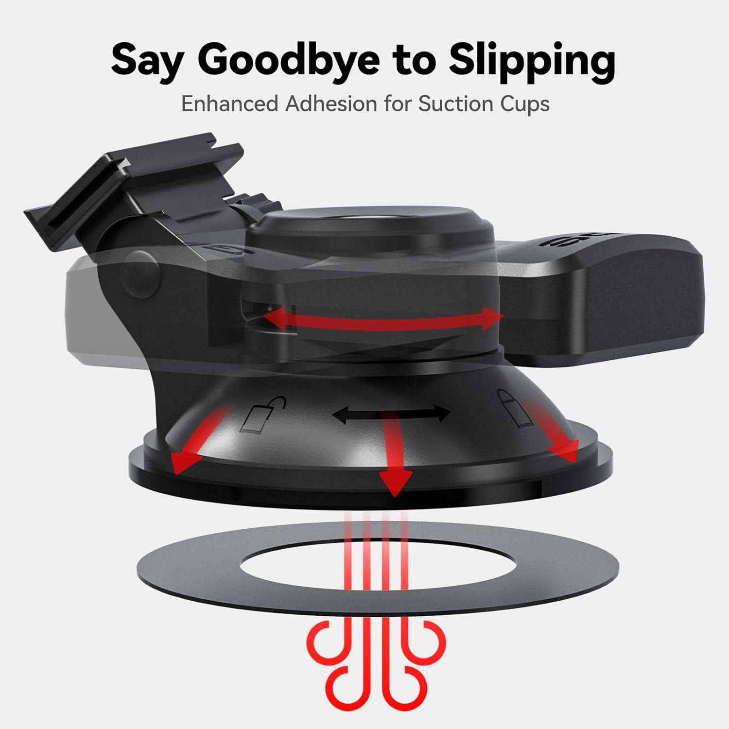 REDTIGER Double-Sided Adhesive Pad for Dash Cam Suction
