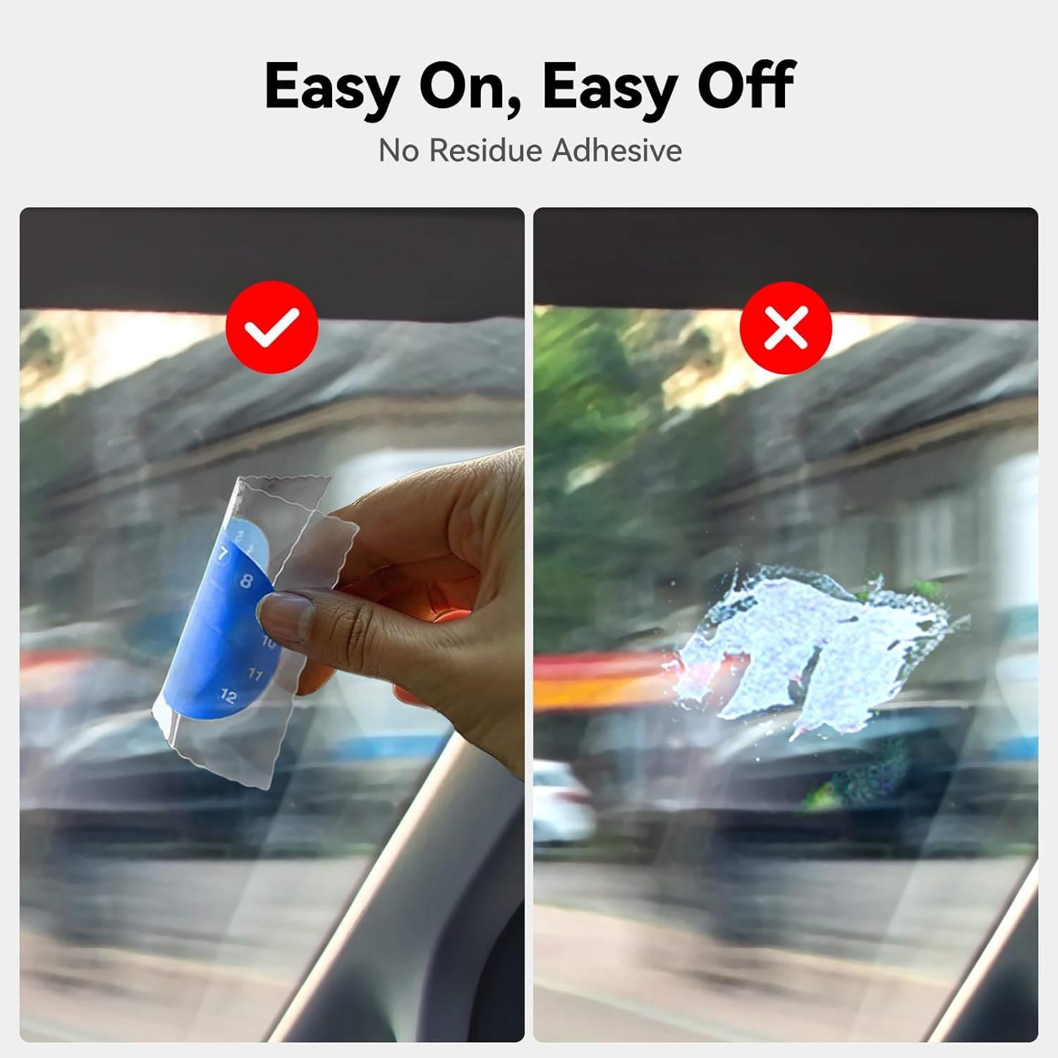 REDTIGER Double-Sided Adhesive Pad for Dash Cam Suction