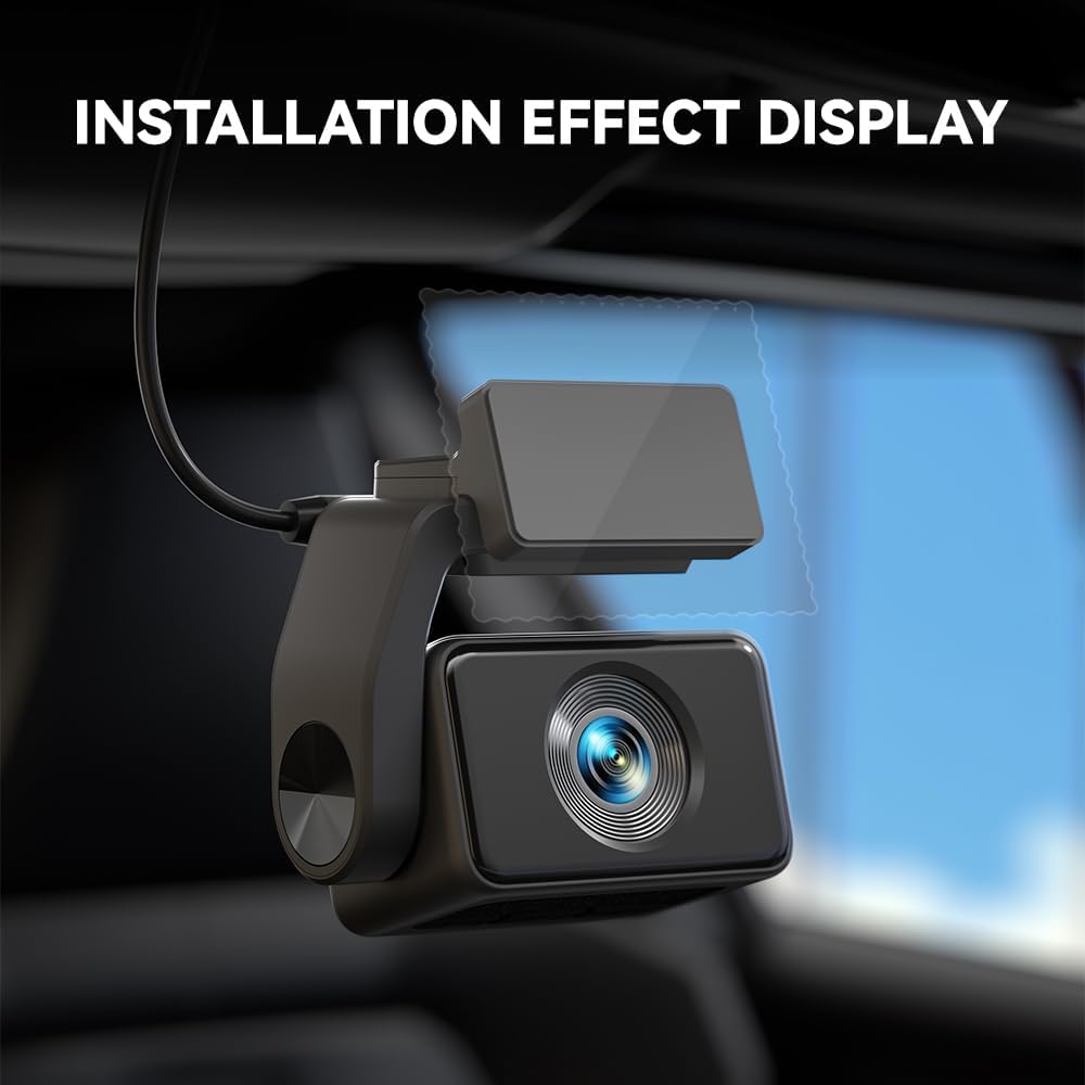 REDTIGER F4 Dash Cam Right Angle Glass Mount for Truck/Bus