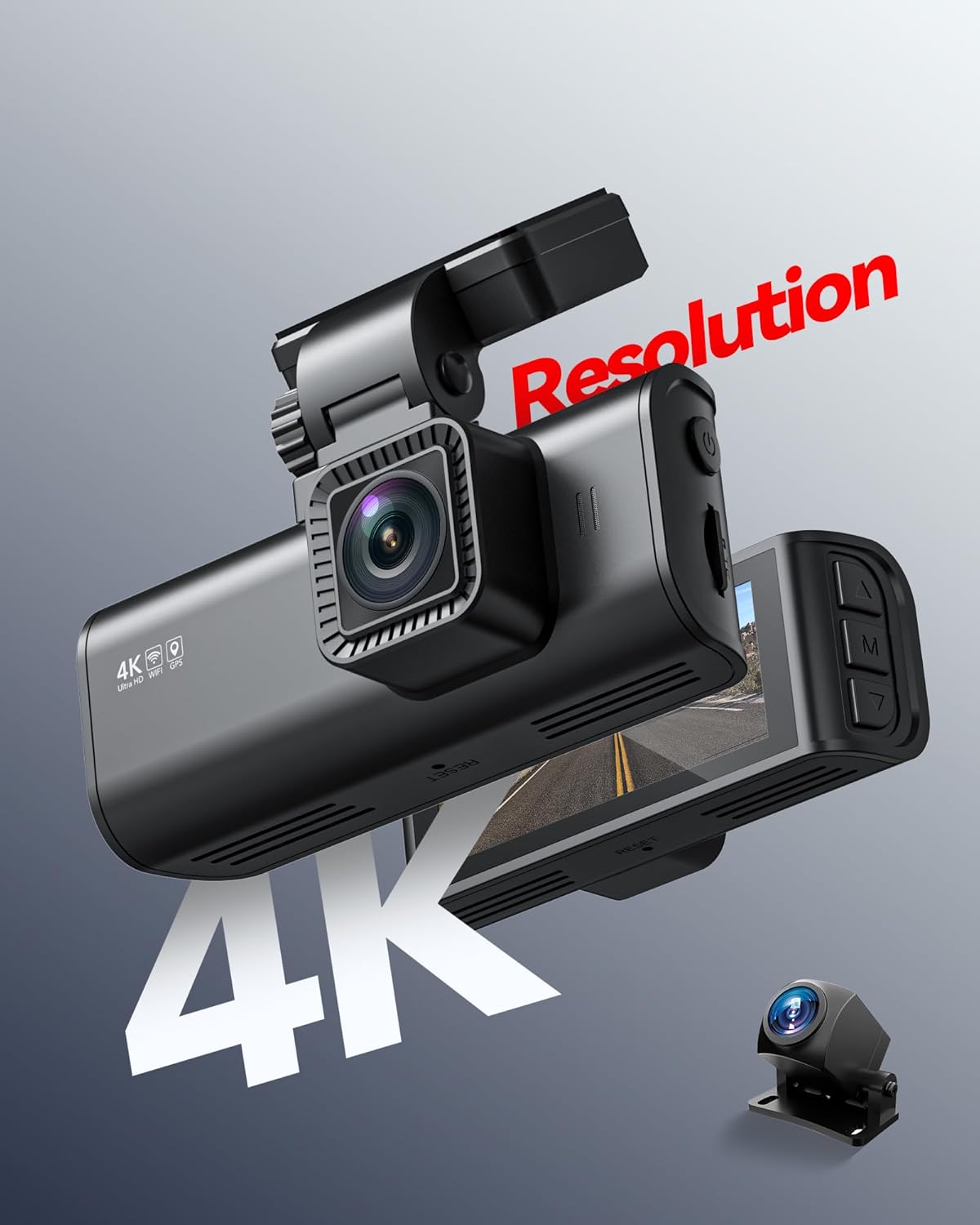 REDTIGER F7N 4K Dual Dash Cam with WiFi & 64GB Card