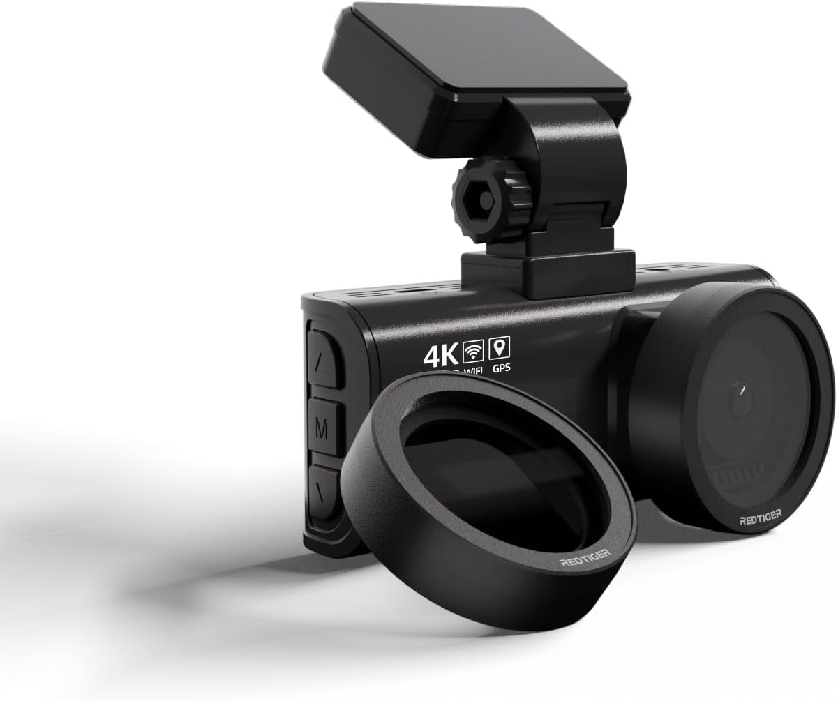 REDTIGER F7N 4K Dual Dash Cam with WiFi & 64GB Card