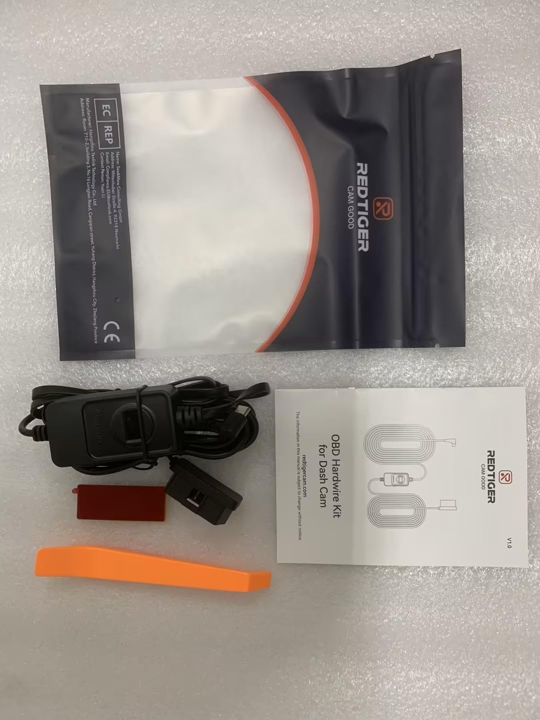 REDTIGER OBD Hardwire Kit USB-C Power Cable for Dash Cams
