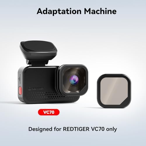 REDTIGER VC70 Polarizing CPL Filter for Dash Cam
